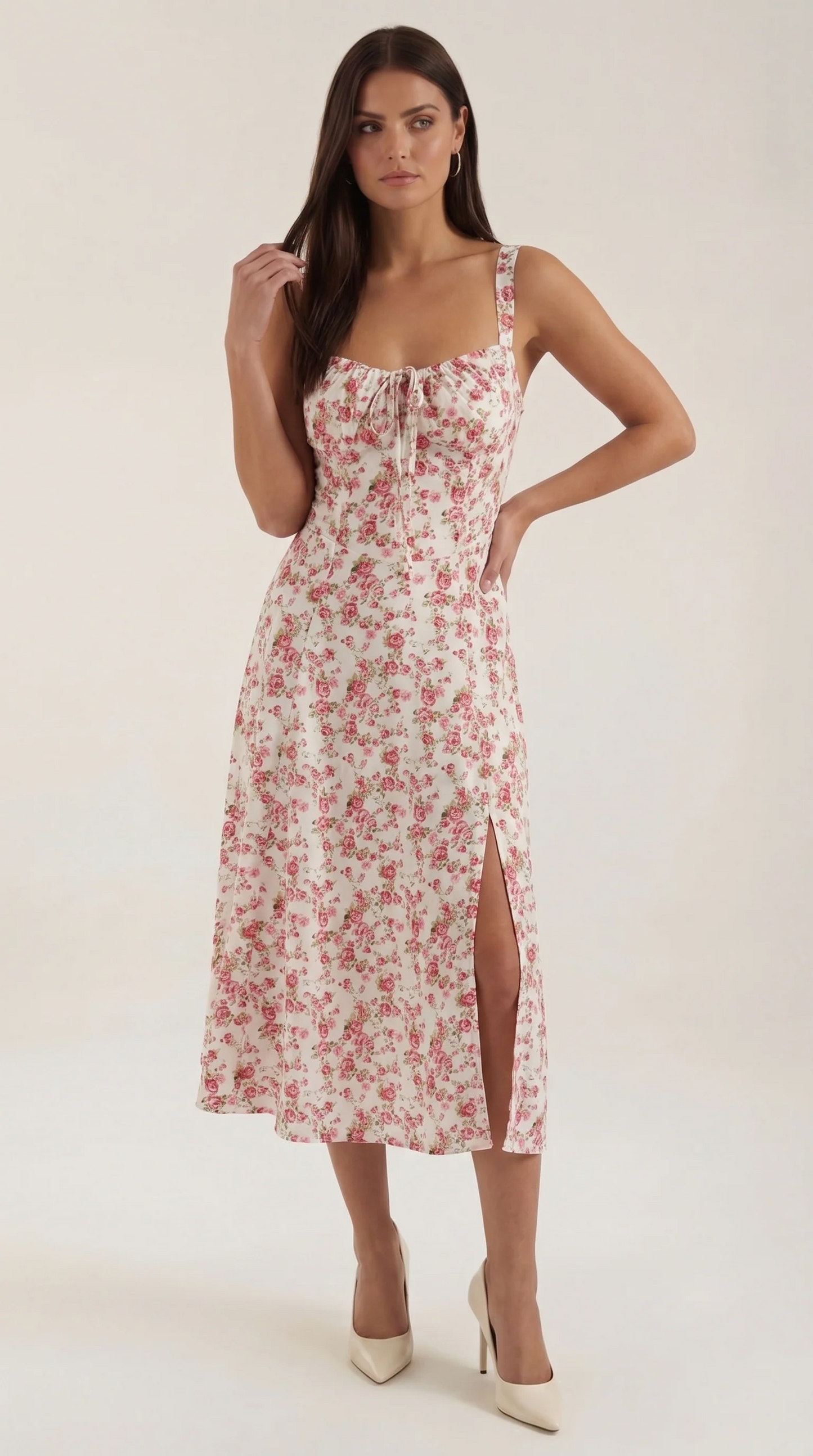 Marta-Vestido Midi De Verano