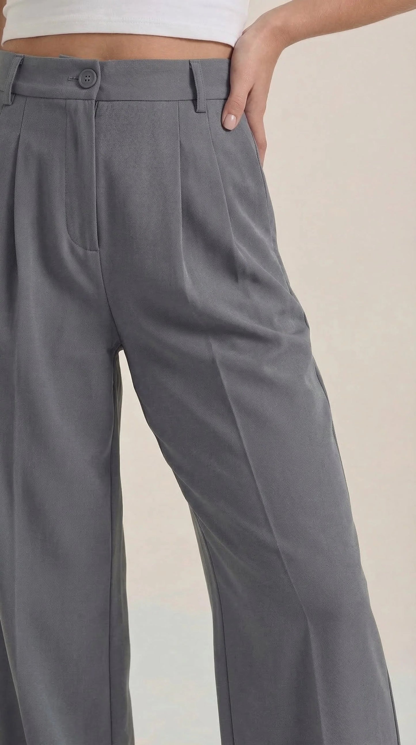 Isabel-Pantalón de Tiro Alto