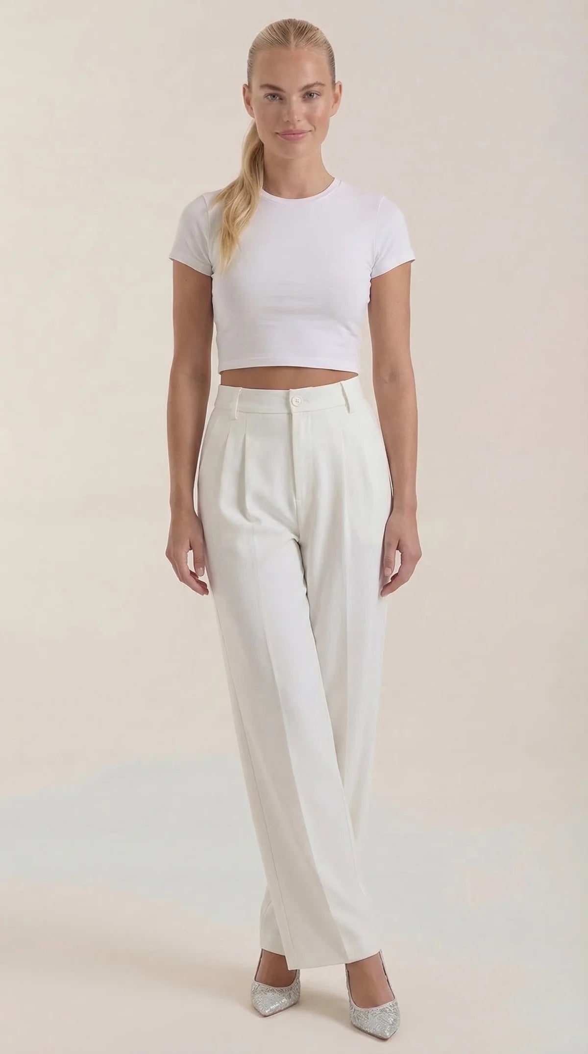 Isabel-Pantalón de Tiro Alto