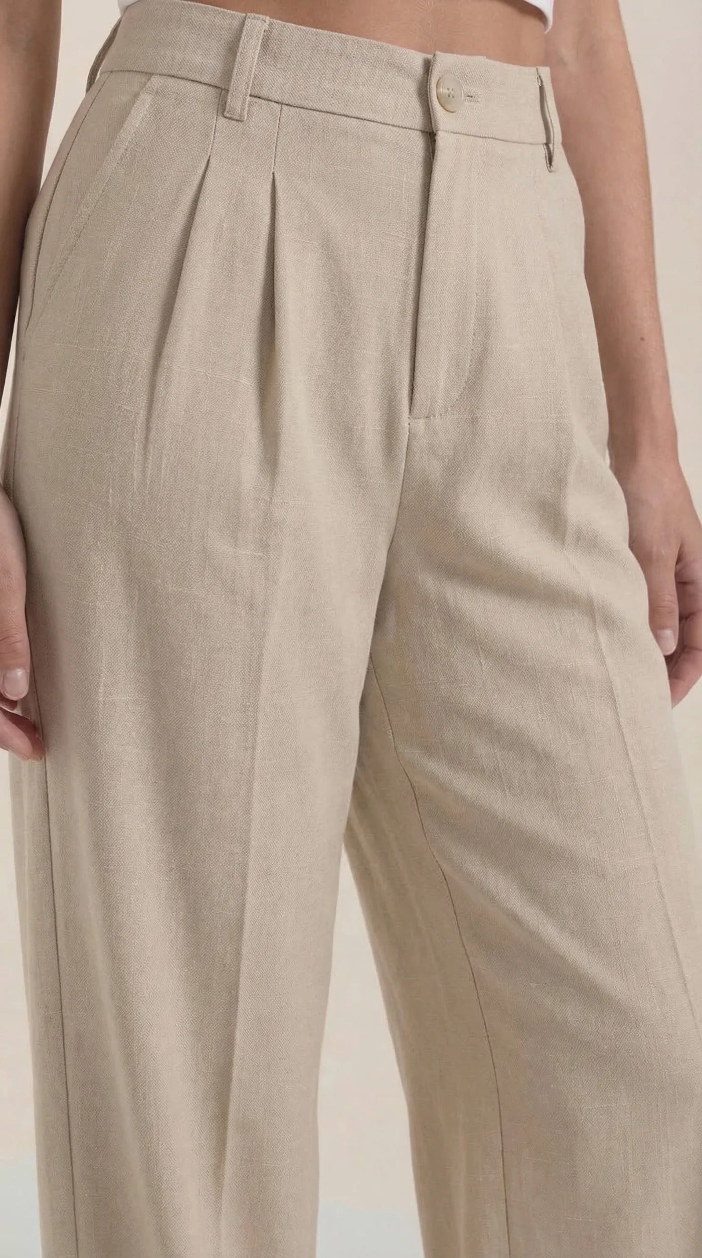 Isabel-Pantalón de Tiro Alto