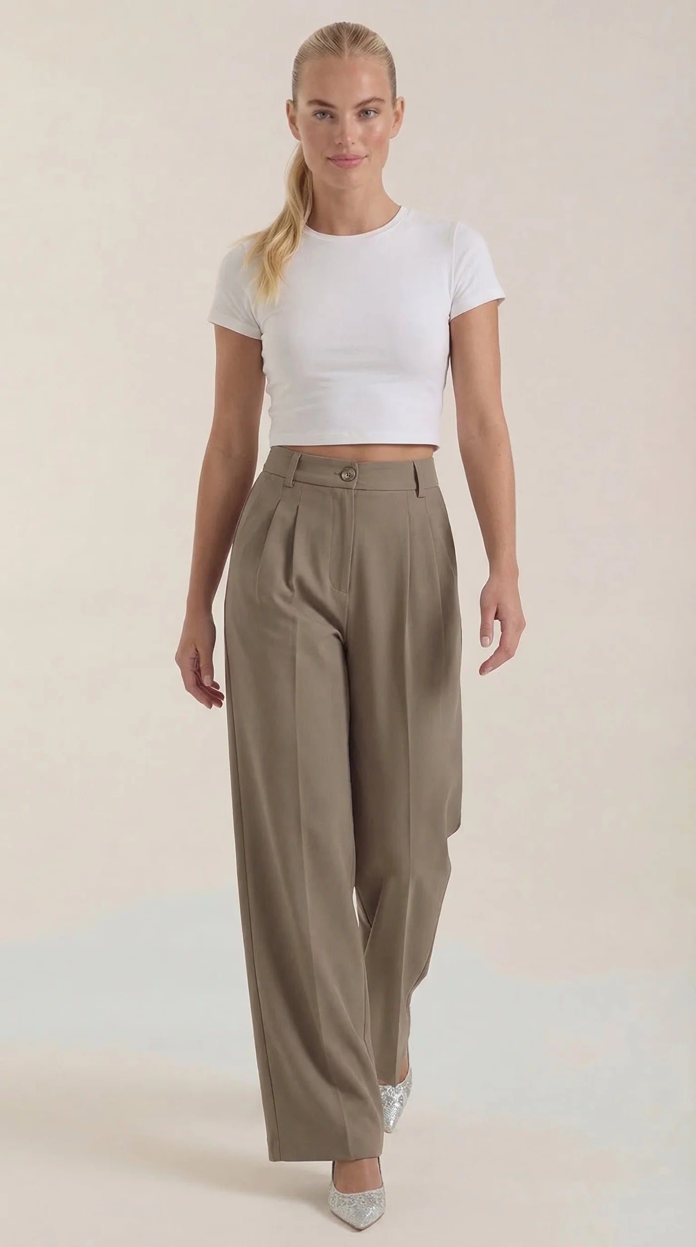 Isabel-Pantalón de Tiro Alto