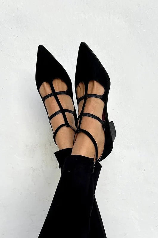 Marína-Tacones Elegantes con Tiras