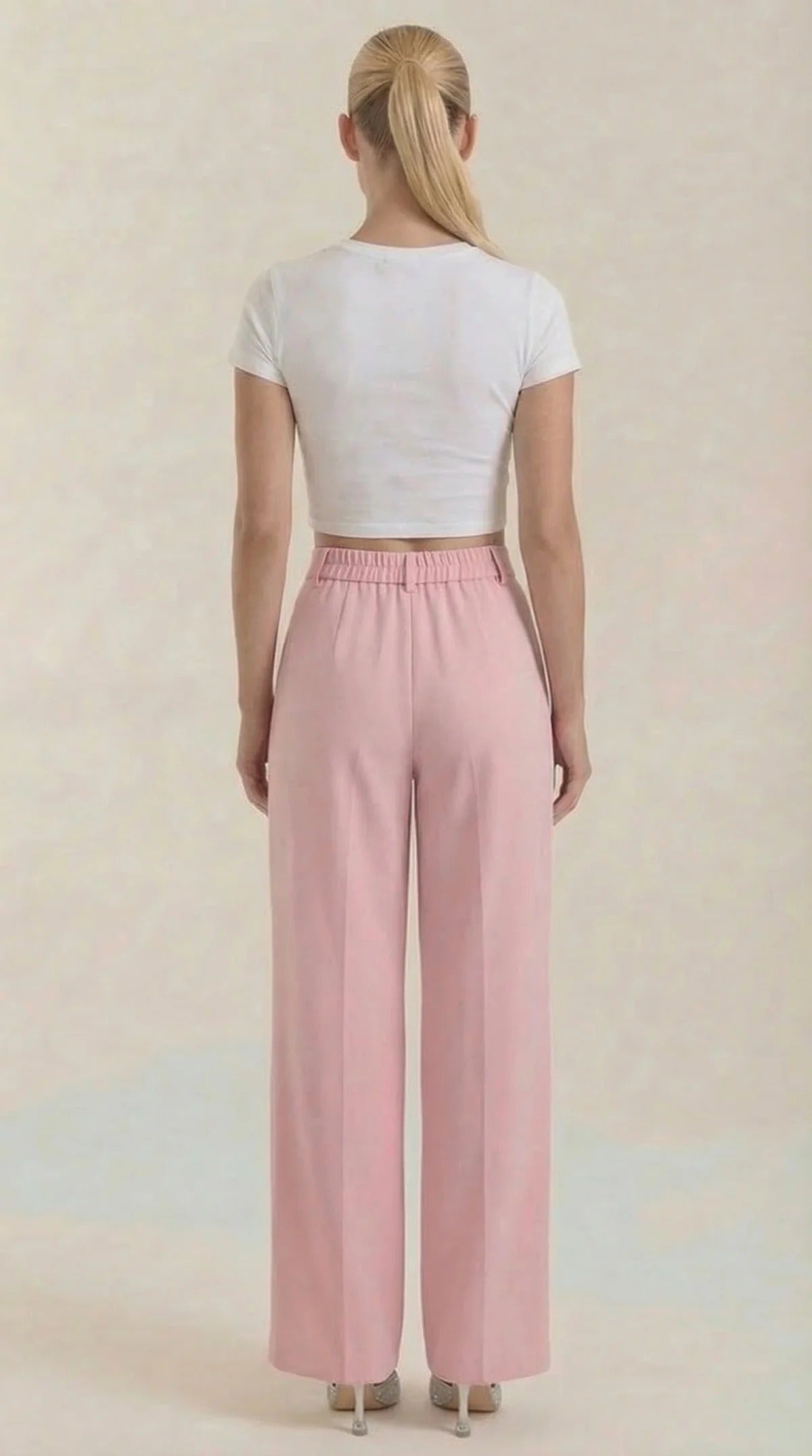Isabel-Pantalón de Tiro Alto