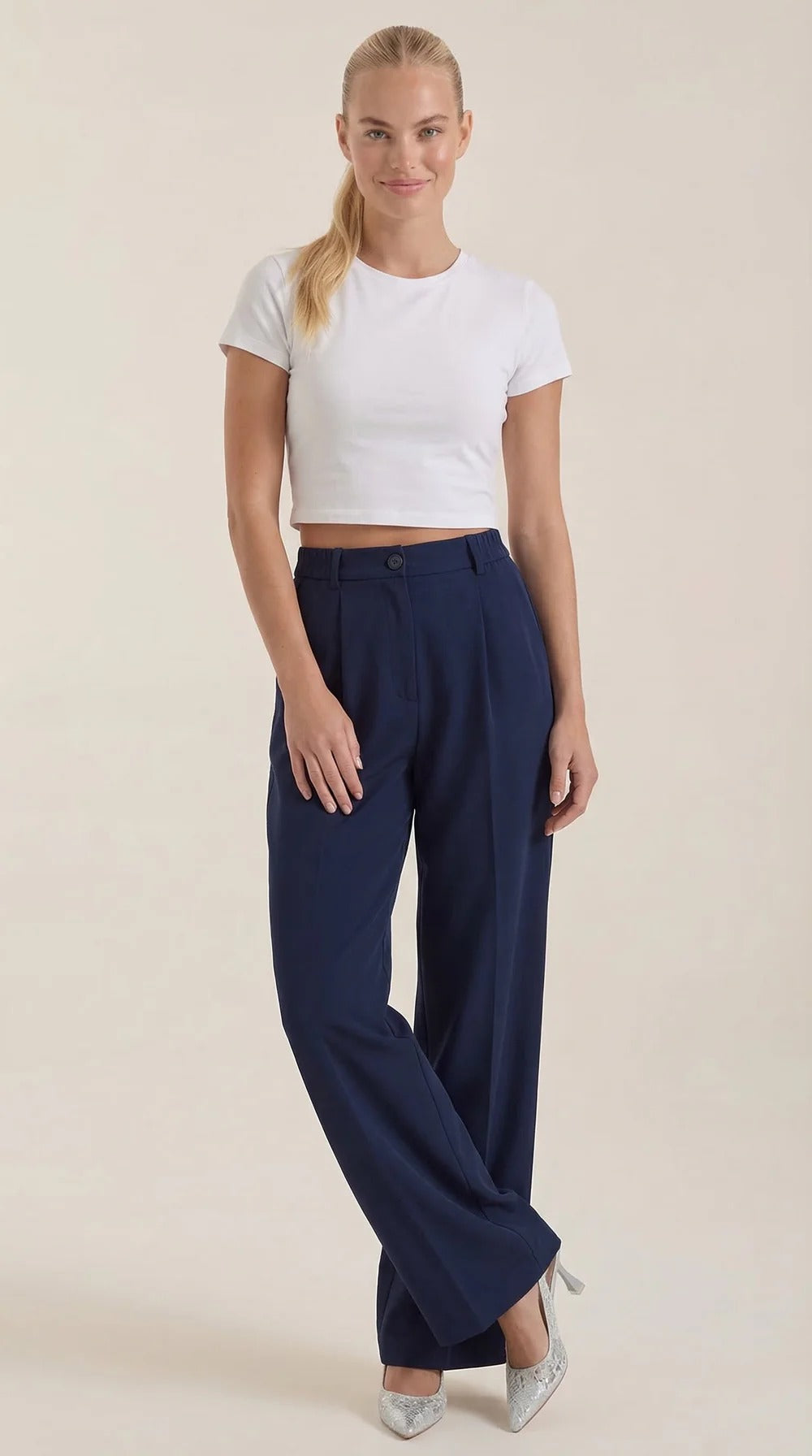 Isabel-Pantalón de Tiro Alto