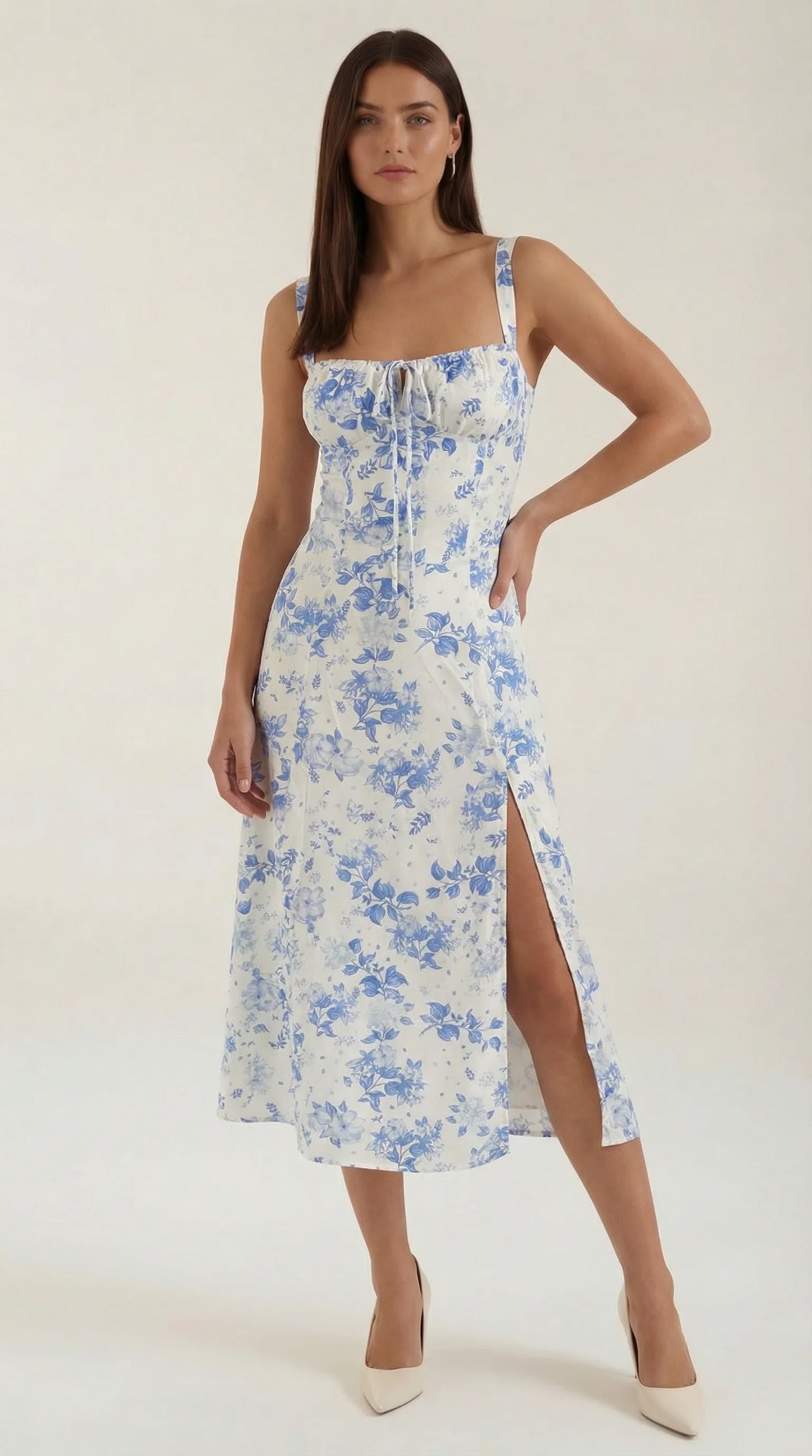 Marta-Vestido Midi De Verano