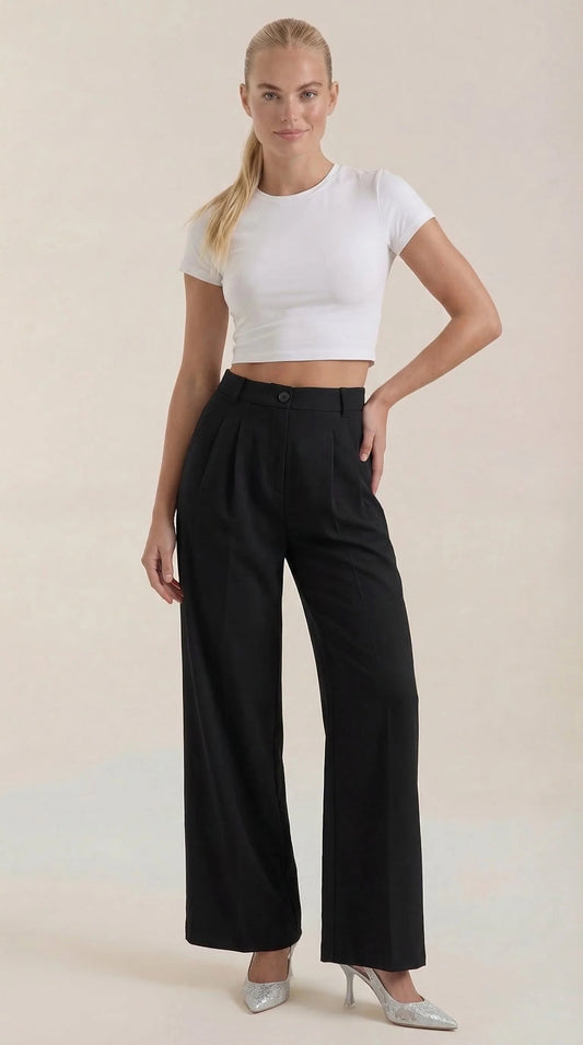 Isabel-Pantalón de Tiro Alto