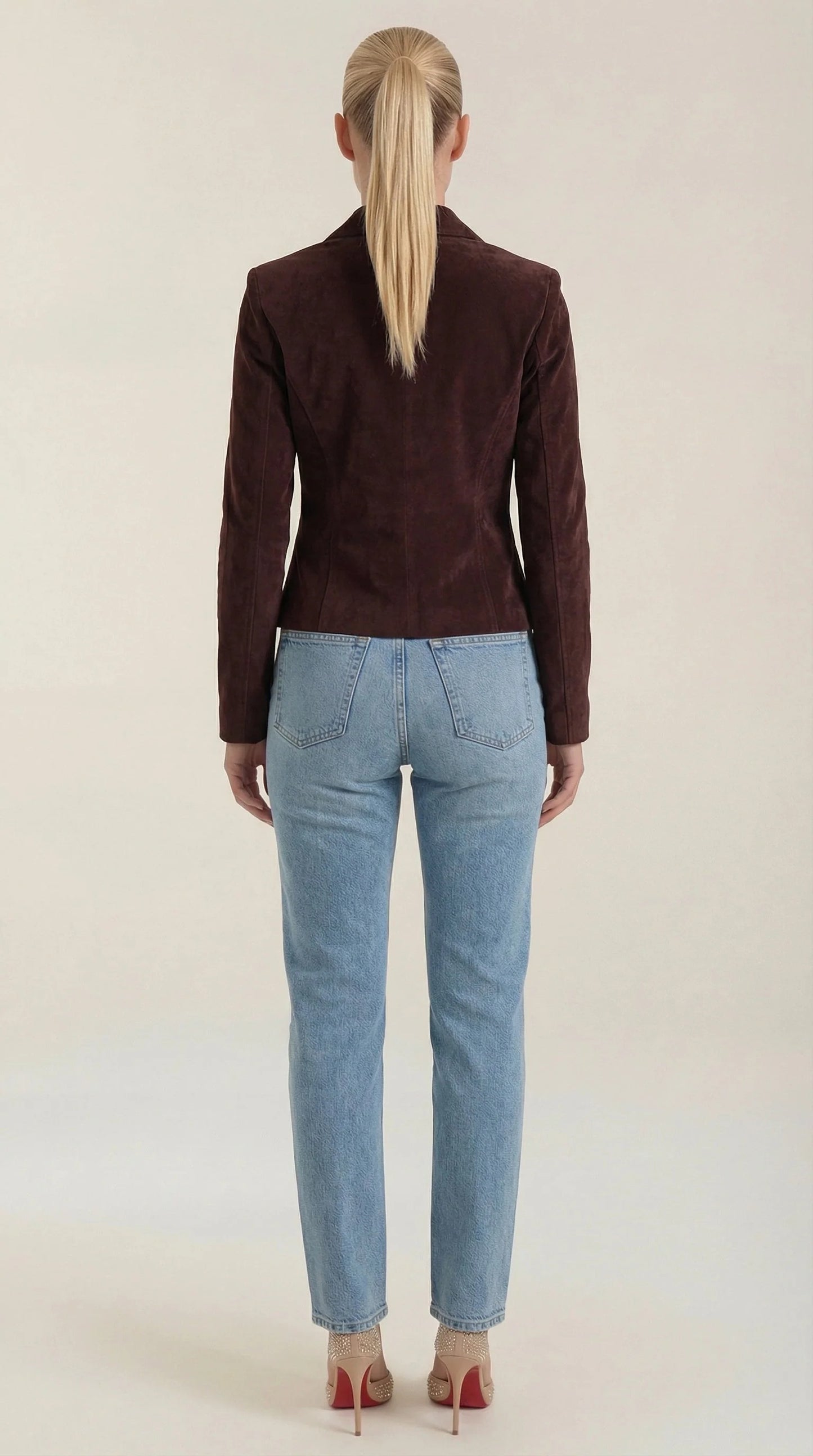 Nuria-Chaqueta Blazer con Tapeta de Botones