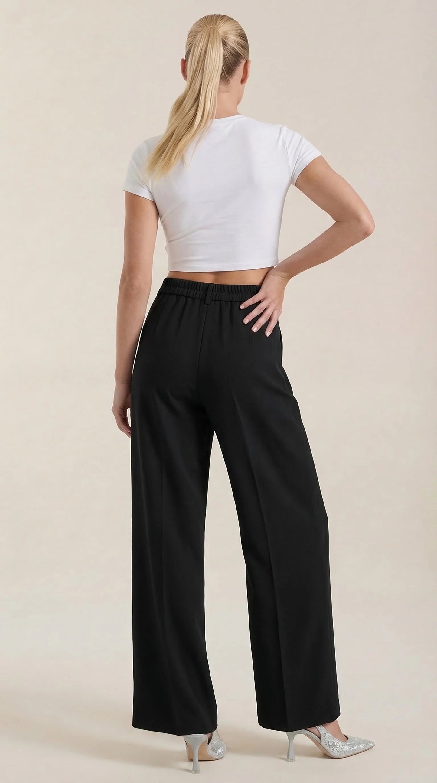 Isabel-Pantalón de Tiro Alto