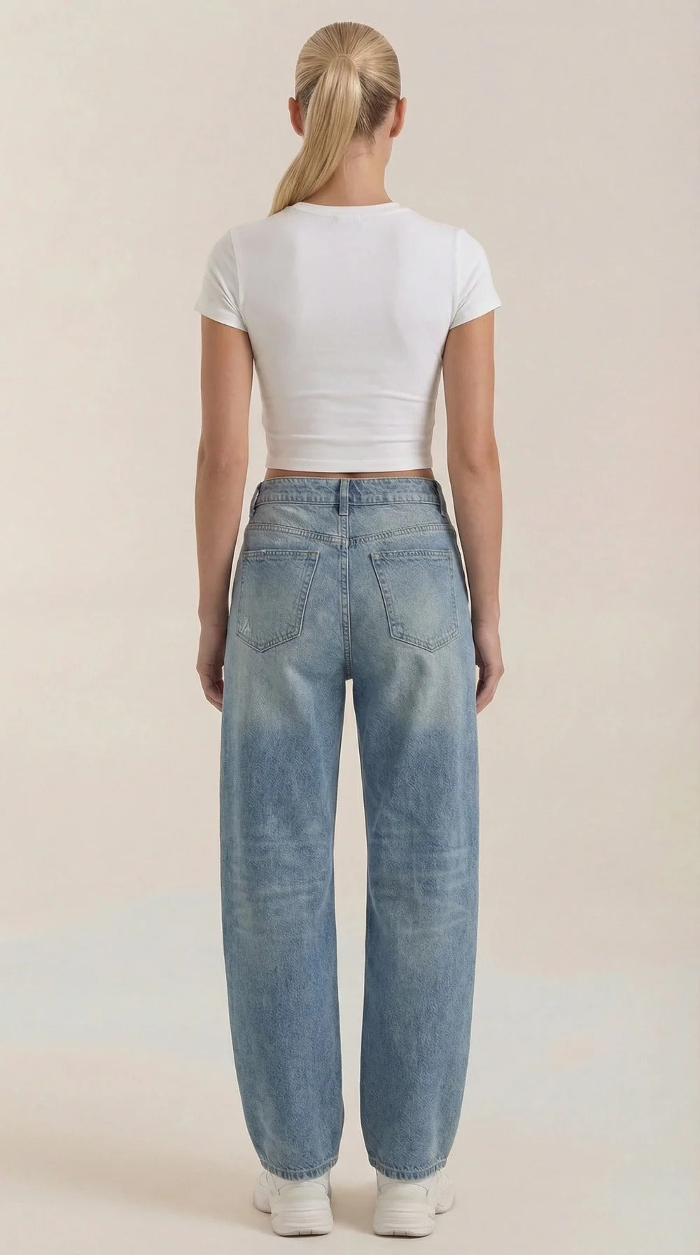 Verónica-Pantalones Vaqueros Anchos Bridget